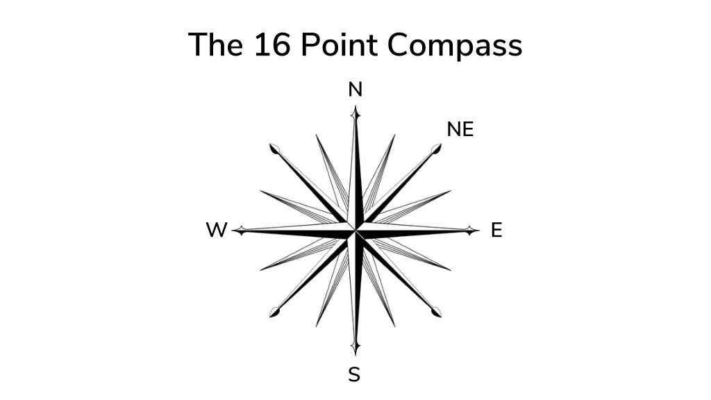 the 16 point compass n 4