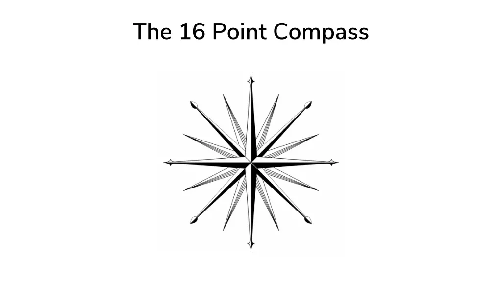 the 16 point compass