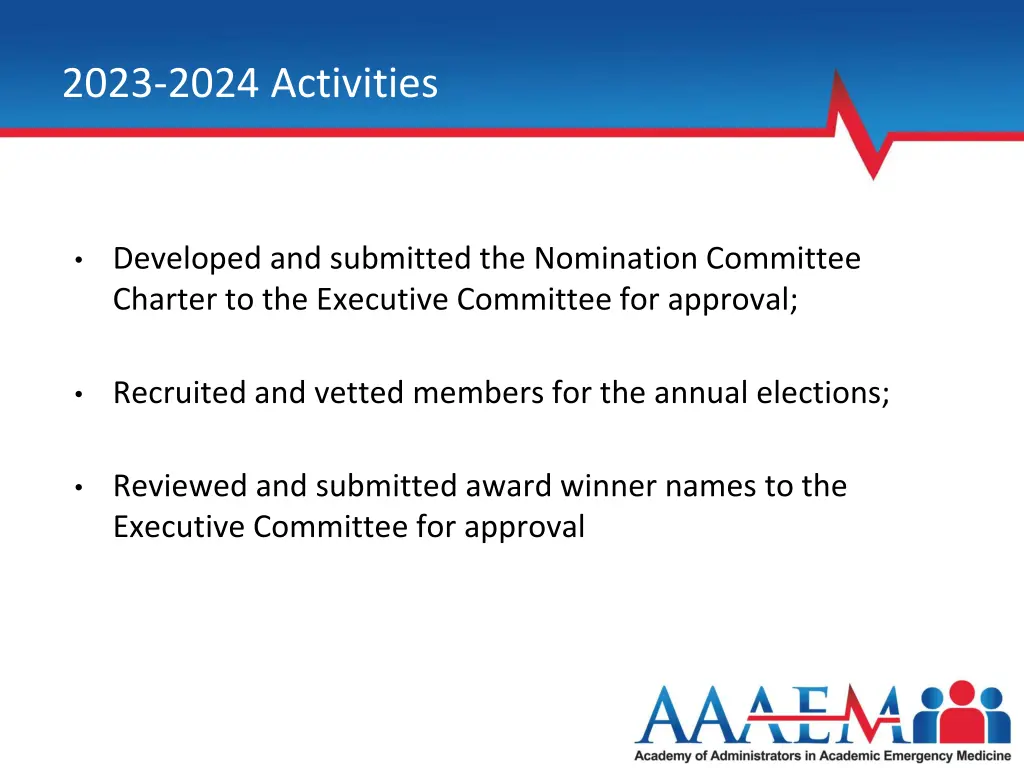 2023 2024 activities