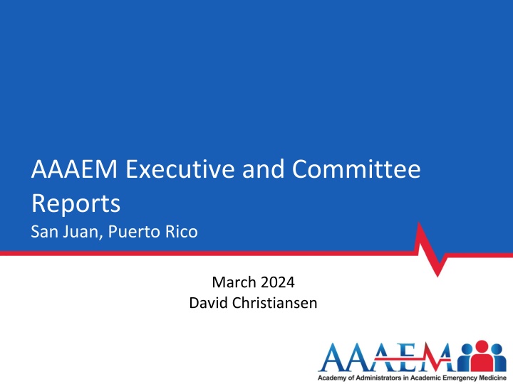 aaaem executive and committee reports san juan