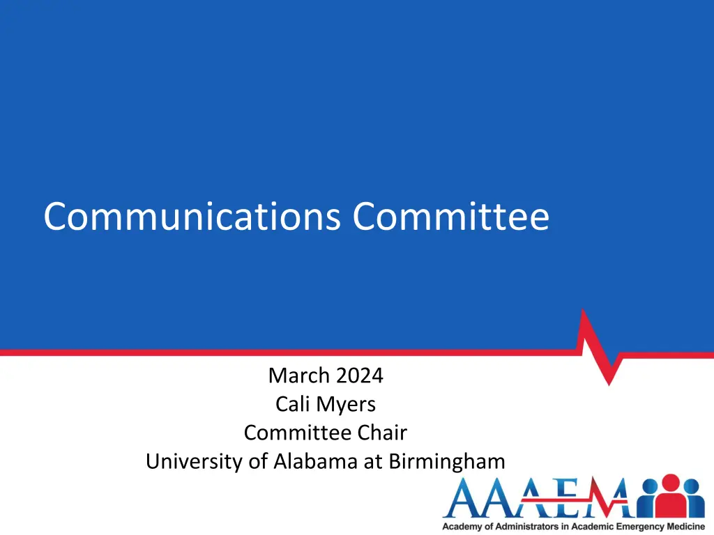 communications committee