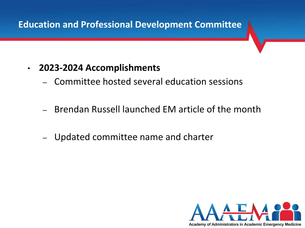 education and professional development committee 2