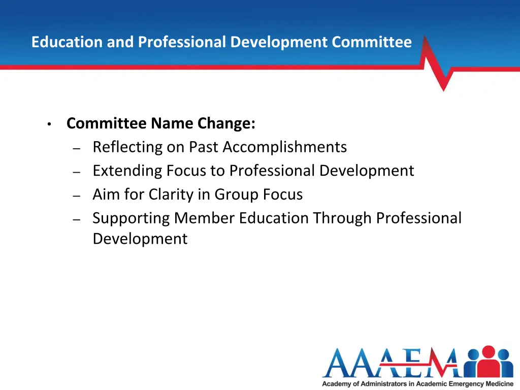 education and professional development committee 3