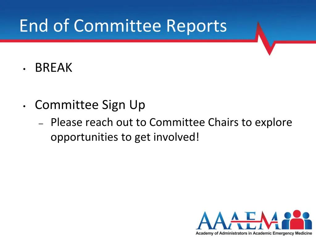 end of committee reports