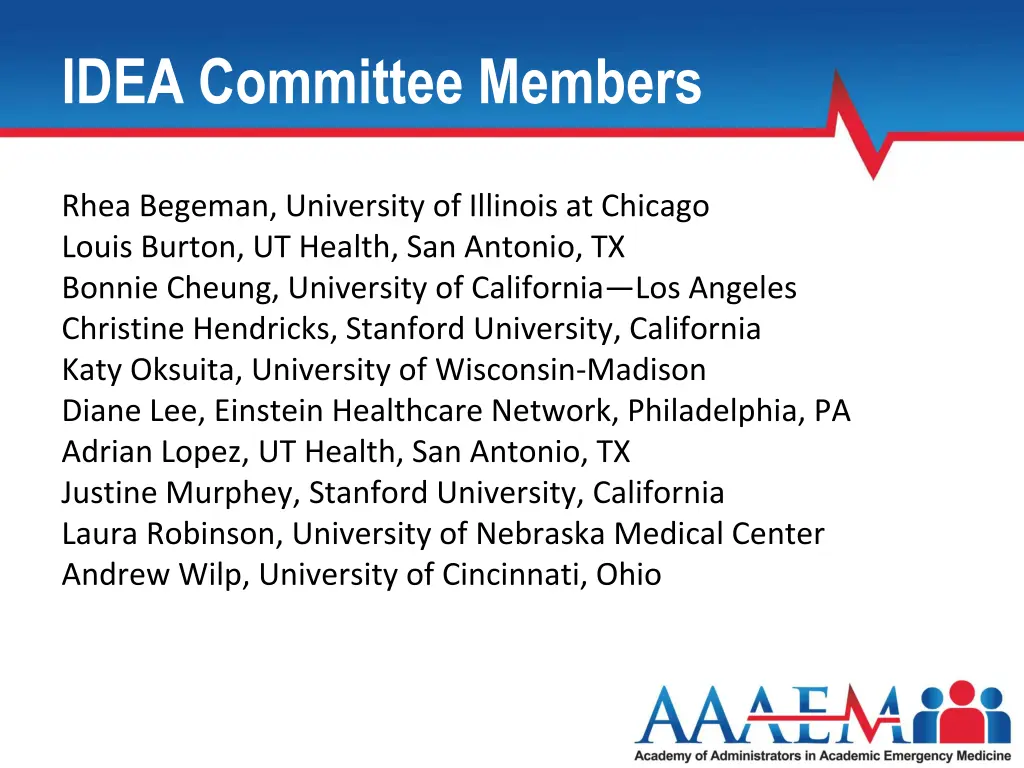 idea committee members