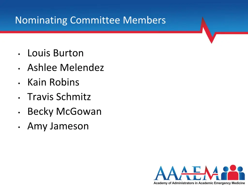 nominating committee members