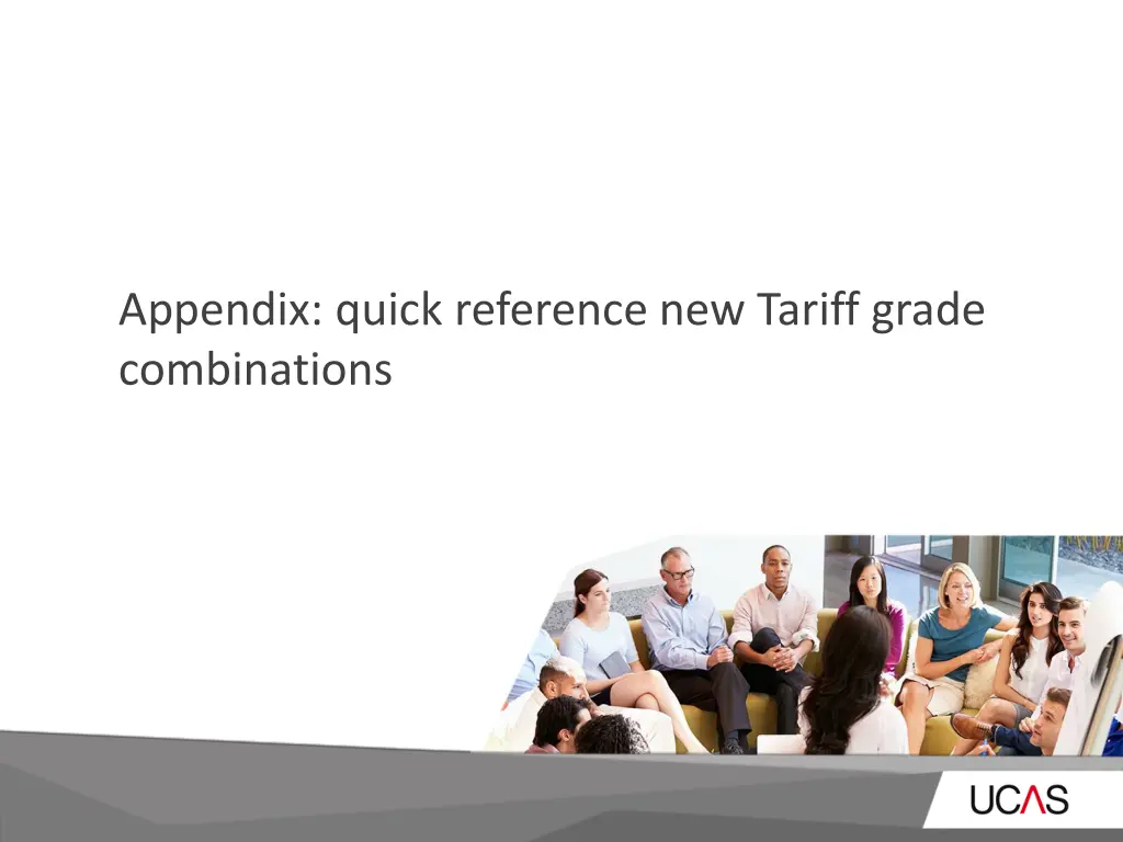 appendix quick reference new tariff grade