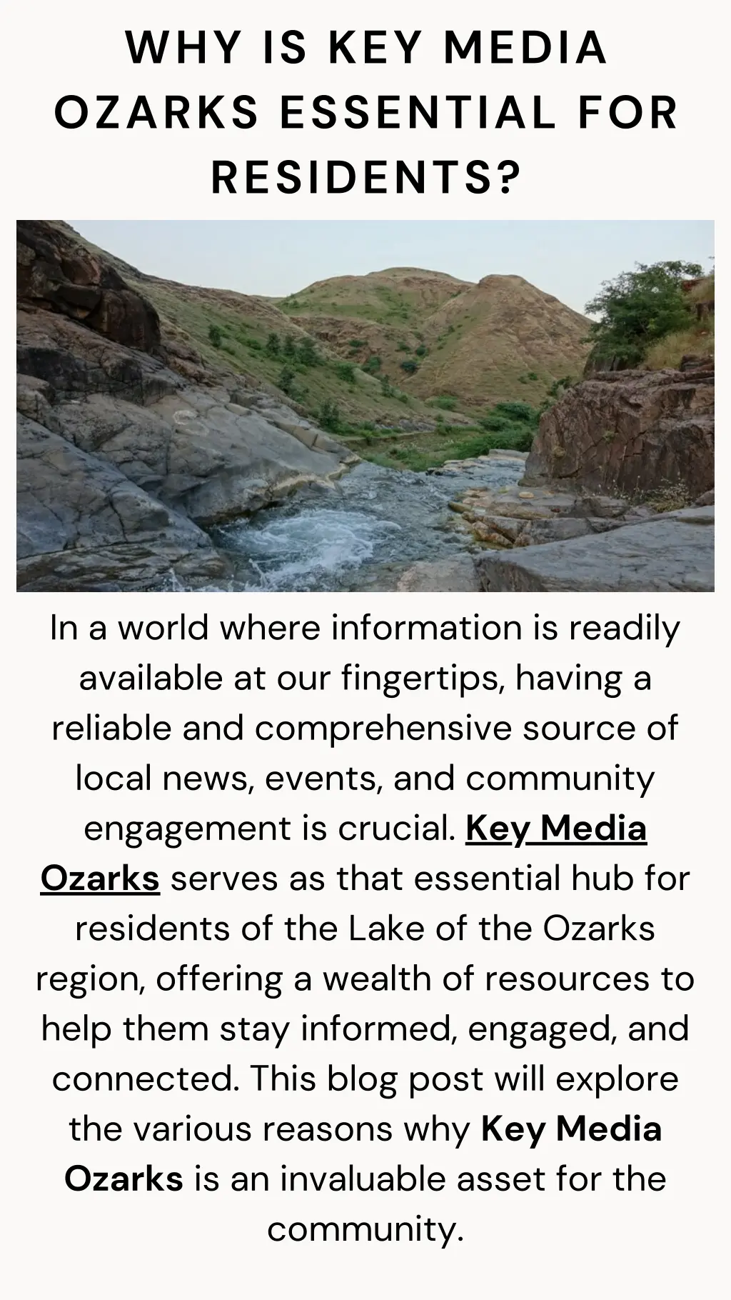 why is key media ozarks essential for residents