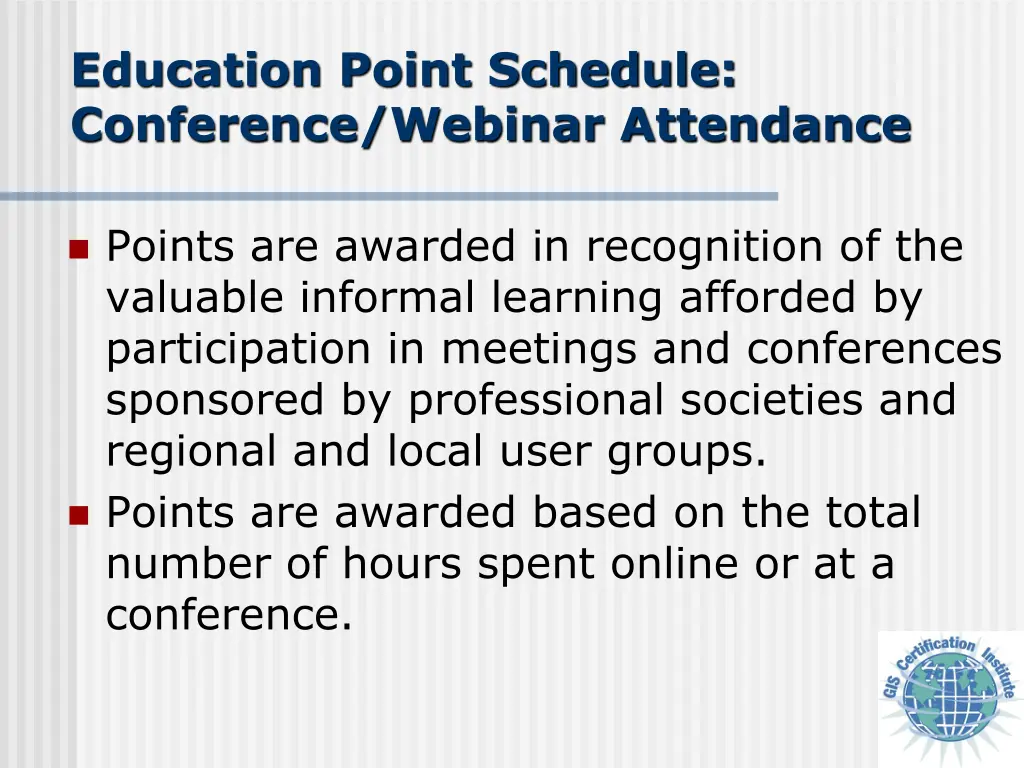 education point schedule conference webinar