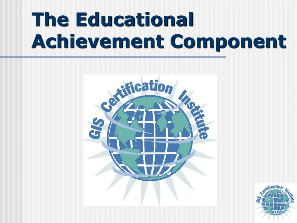 the educational achievement component