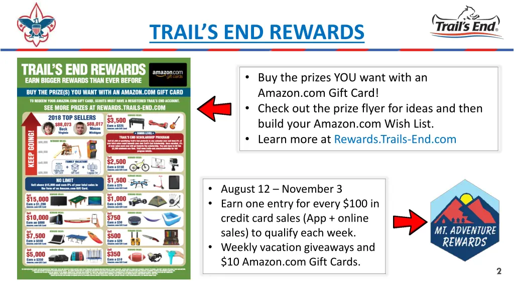 trail s end rewards