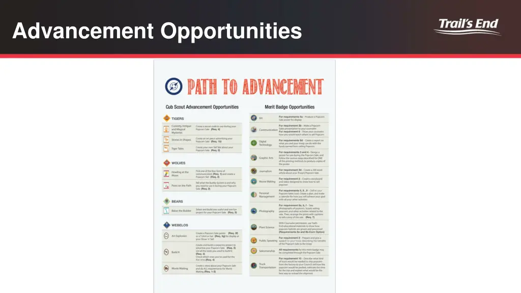 advancement opportunities