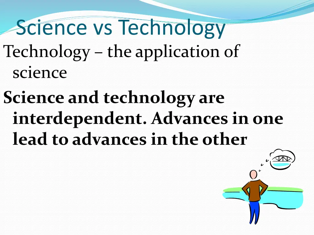 science vs technology technology the application