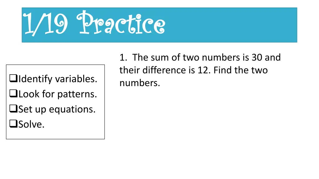 1 19 practice 1 19 practice