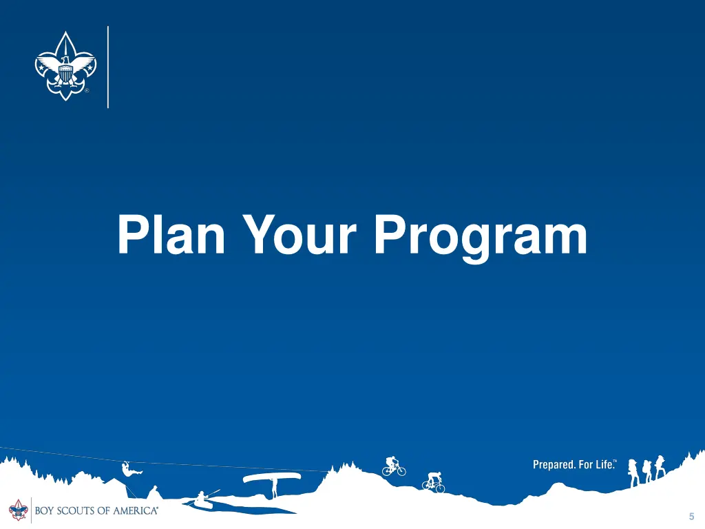 plan your program