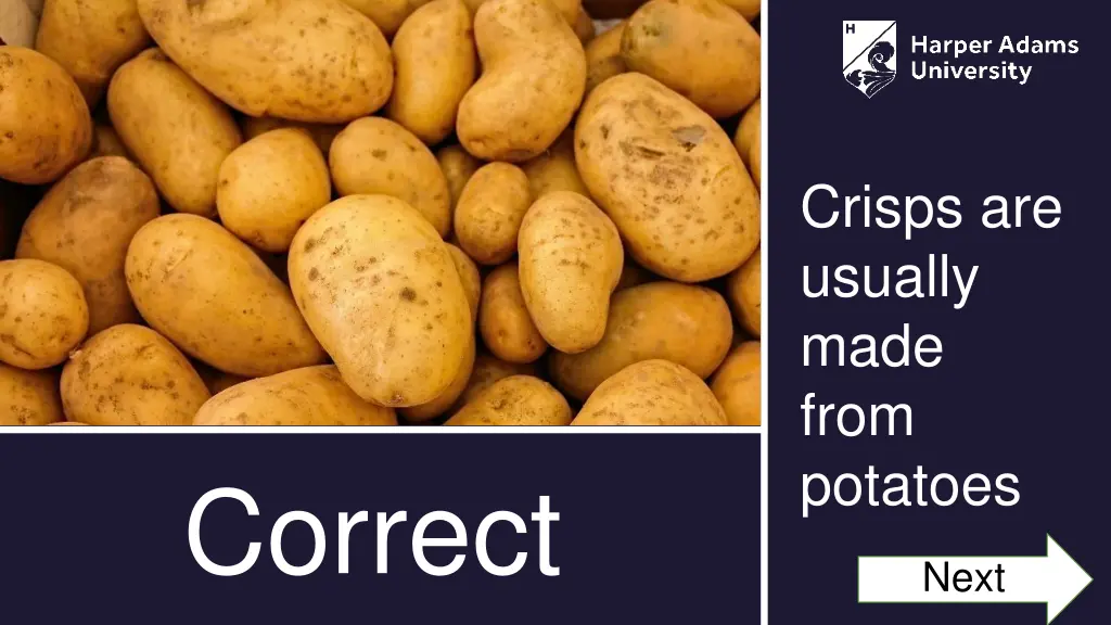 crisps are usually made from potatoes