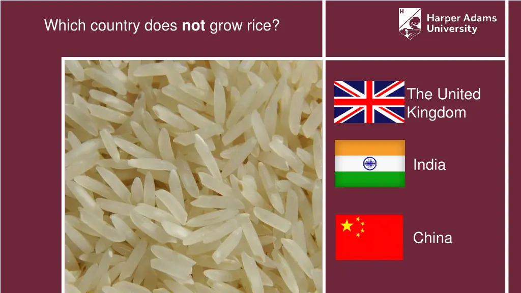 which country does not grow rice