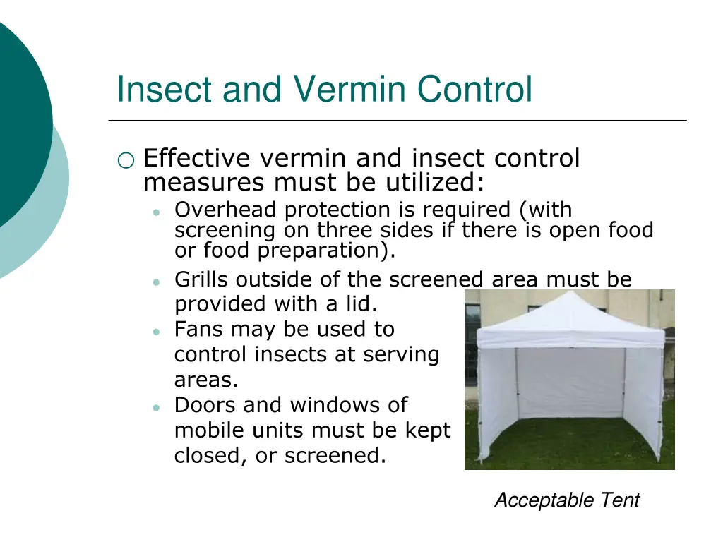 insect and vermin control