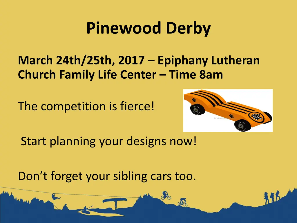 pinewood derby