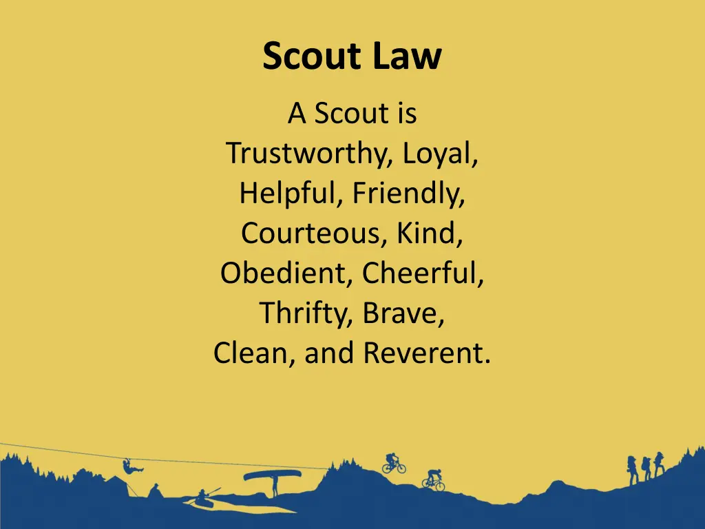 scout law