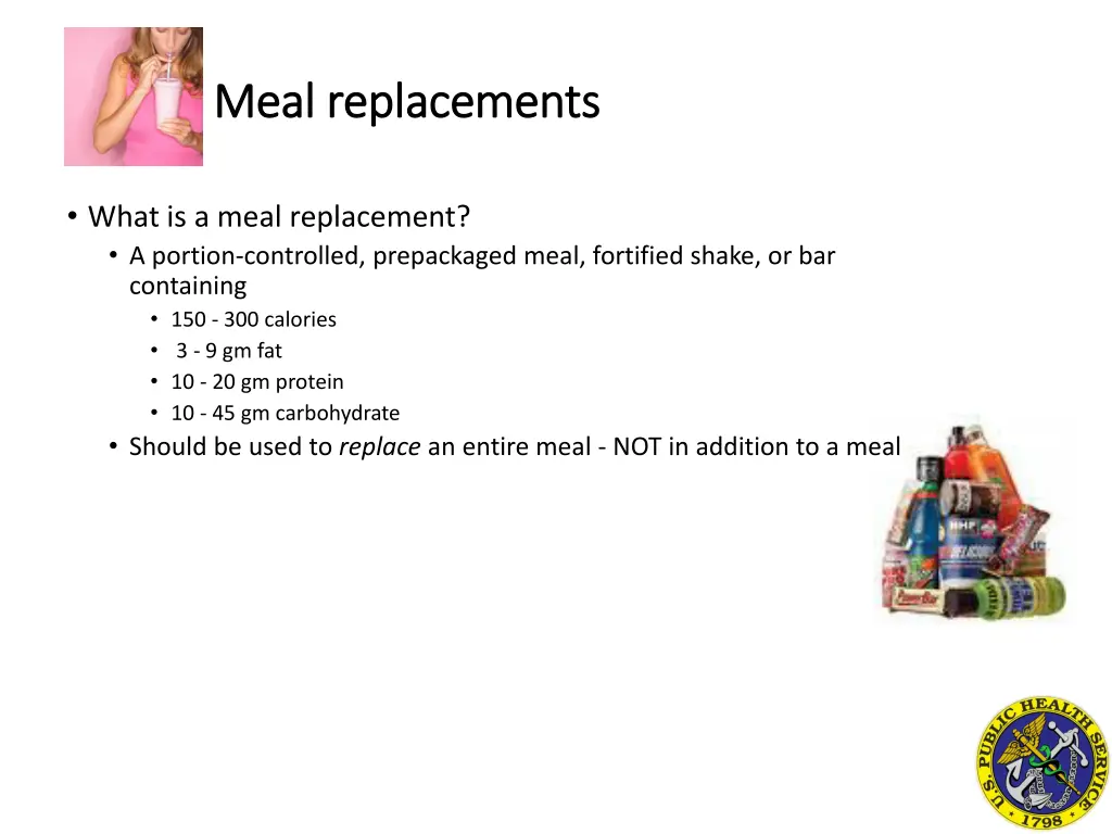 meal replacements meal replacements