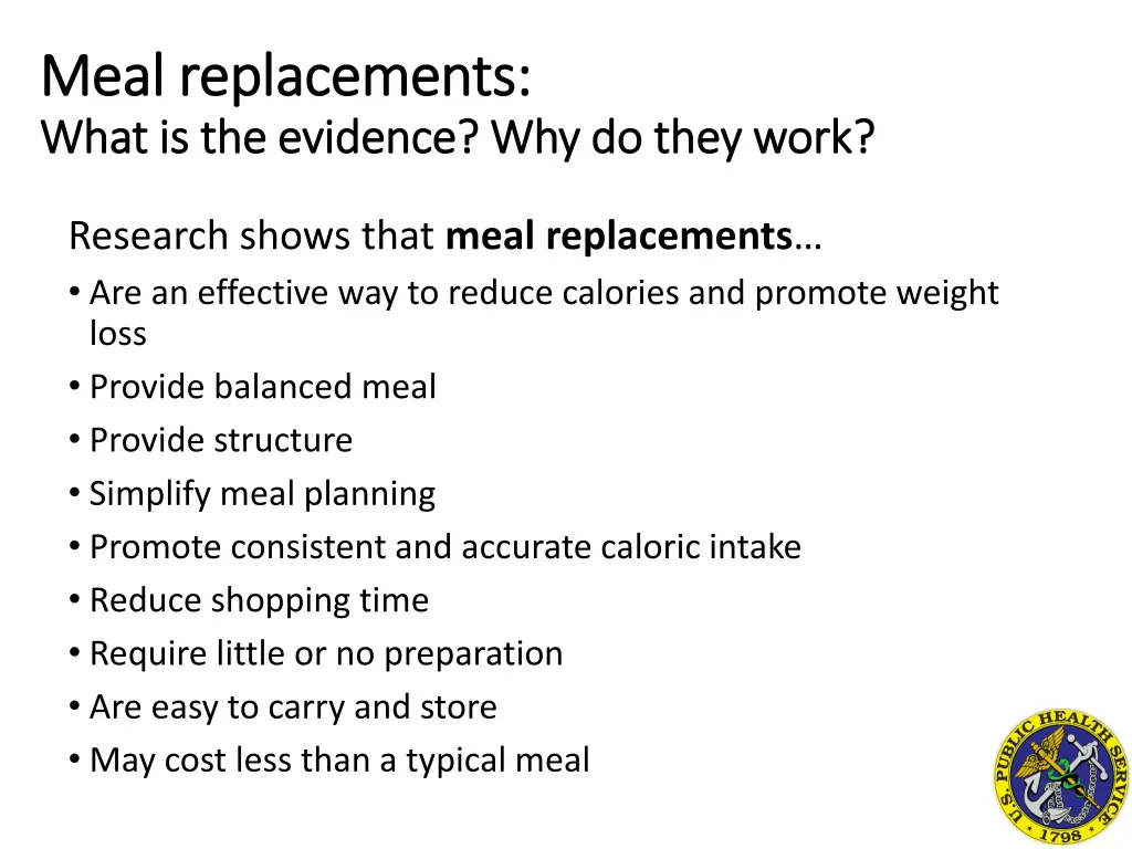 meal replacements meal replacements what