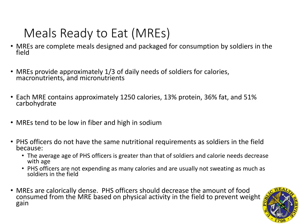 meals ready to eat mres mres are complete meals