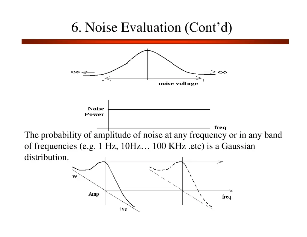 6 noise evaluation cont d