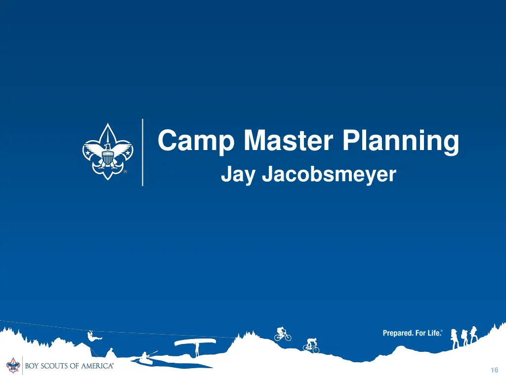 camp master planning jay jacobsmeyer