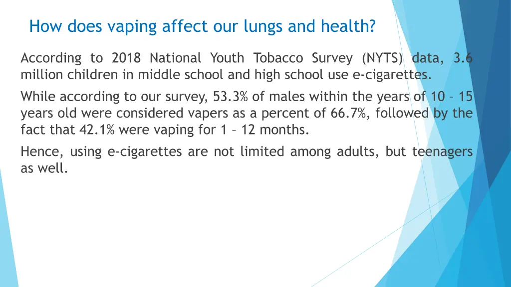 how does vaping affect our lungs and health 3