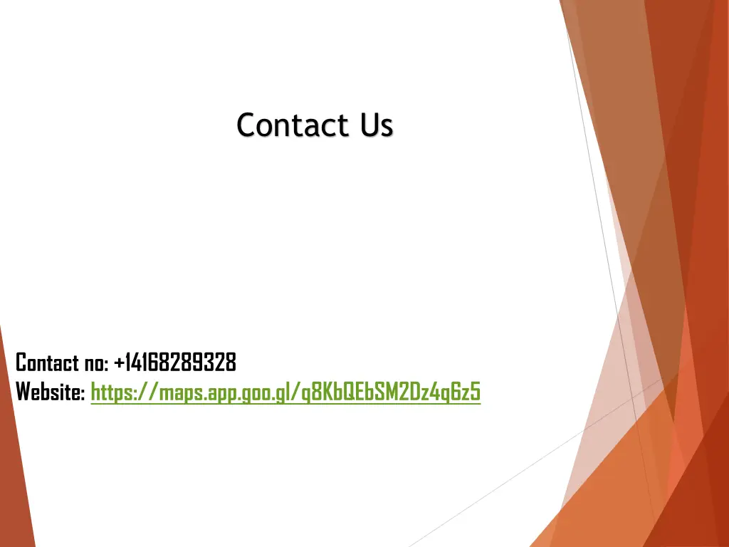 contact us