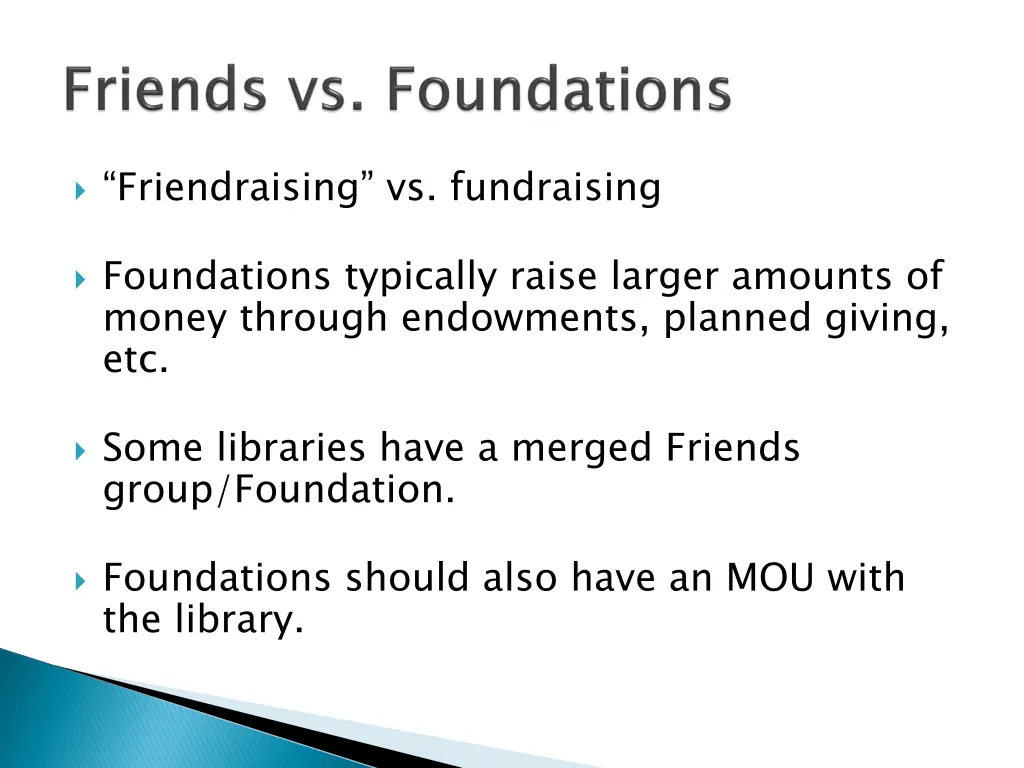 friendraising vs fundraising