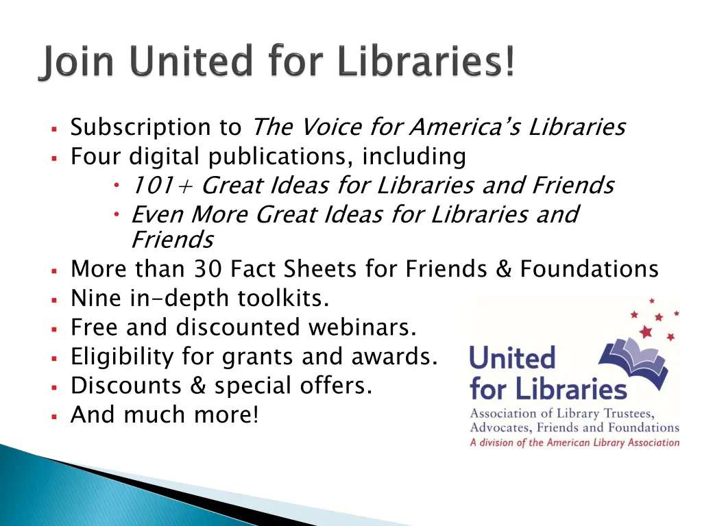 subscription to the voice for america s libraries