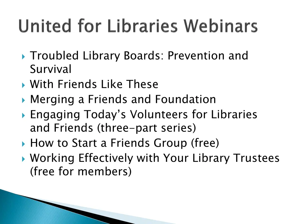 troubled library boards prevention and survival