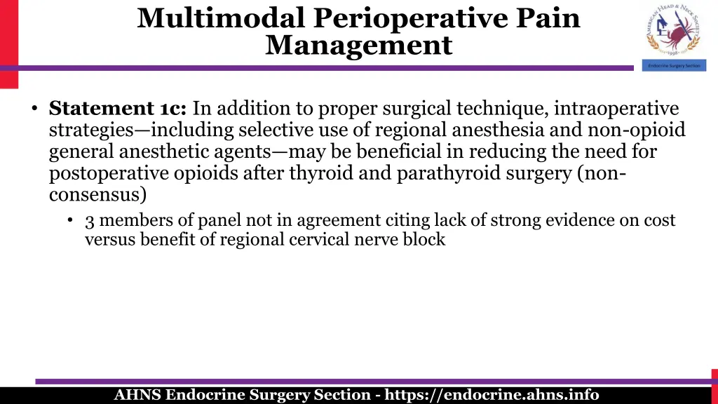 multimodal perioperative pain management 1