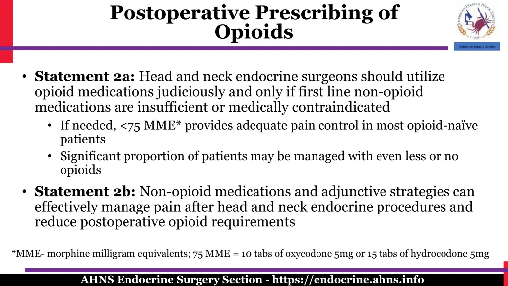 postoperative prescribing of opioids