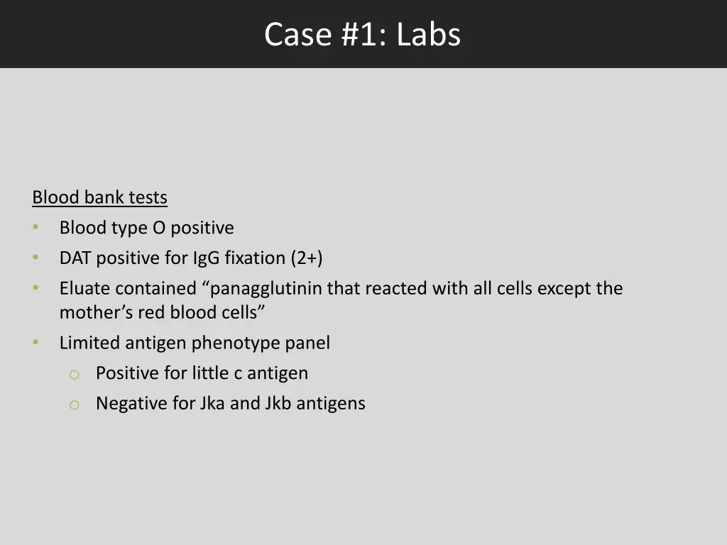 case 1 labs