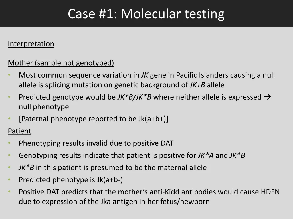 case 1 molecular testing 1