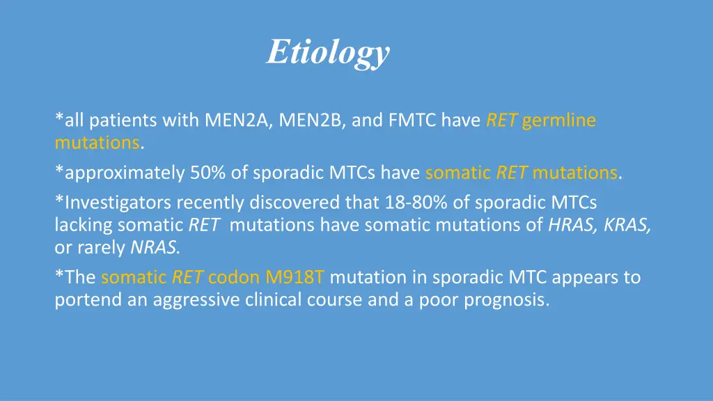 etiology