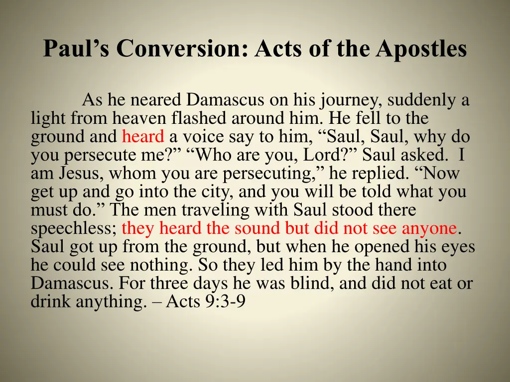 paul s conversion acts of the apostles