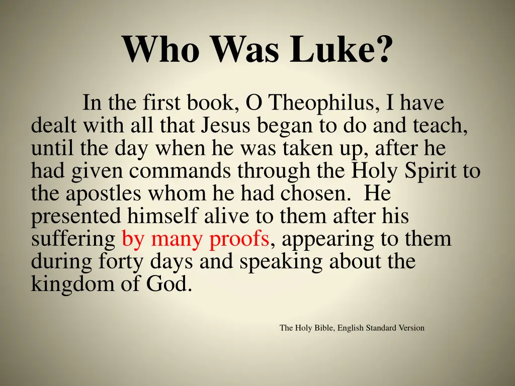 who was luke