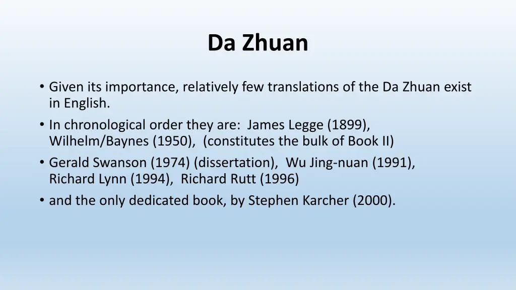 da zhuan