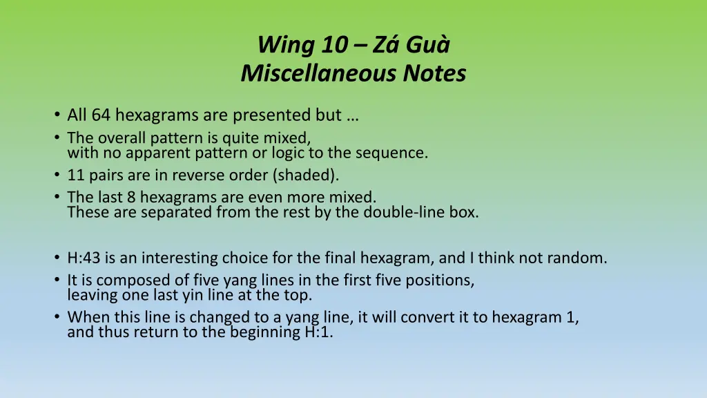 wing 10 z gu miscellaneous notes 1