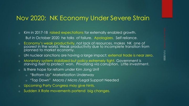 nov 2020 nk economy under severe strain