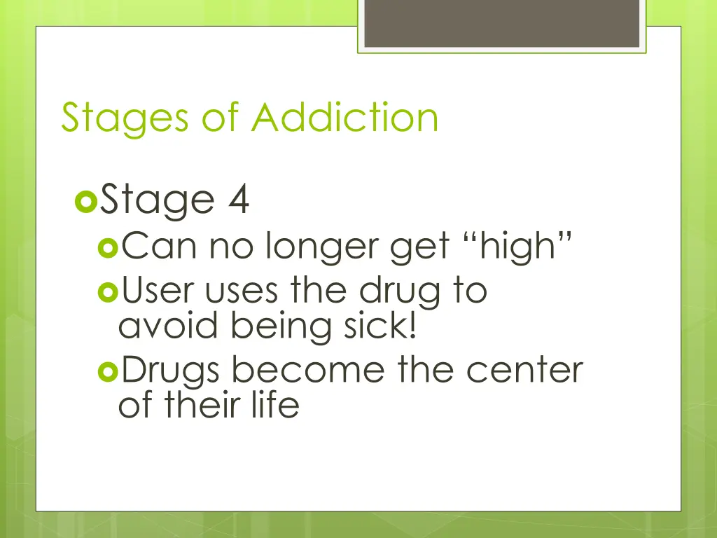 stages of addiction 1