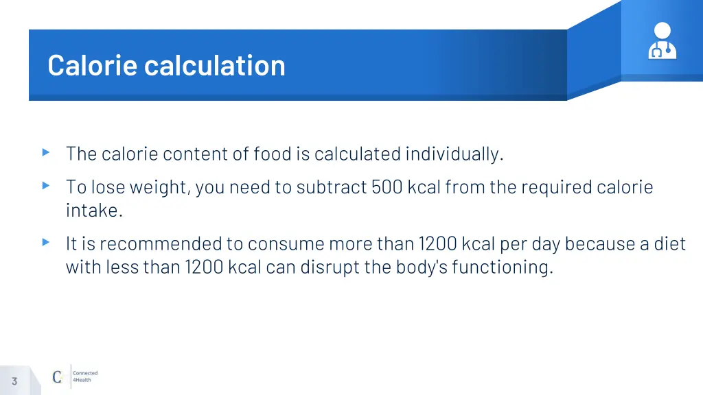 calorie calculation