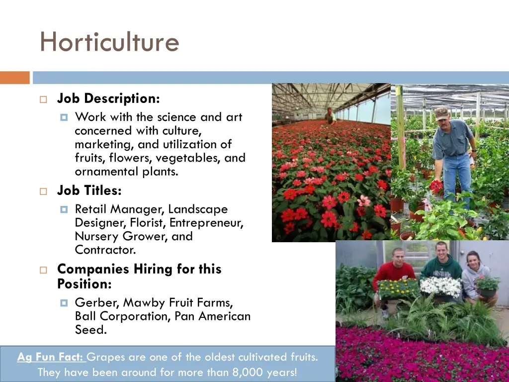 horticulture