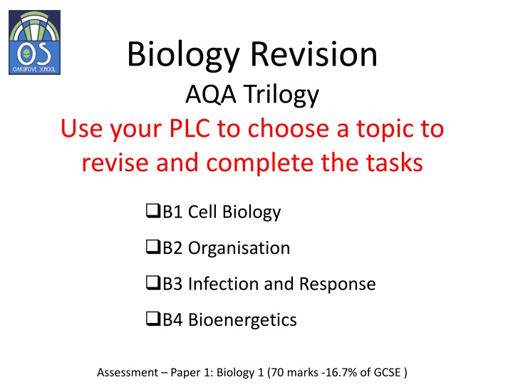 biology revision aqa trilogy use your