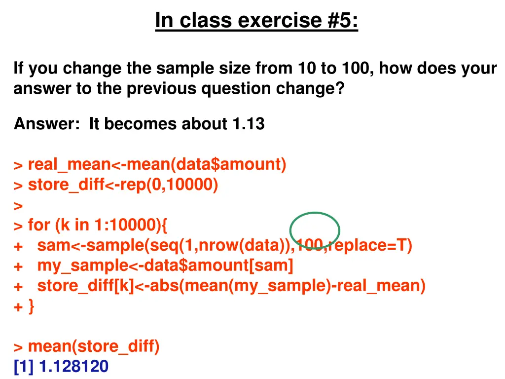 in class exercise 5 1