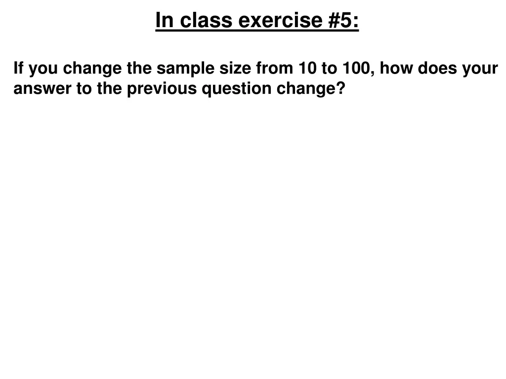 in class exercise 5